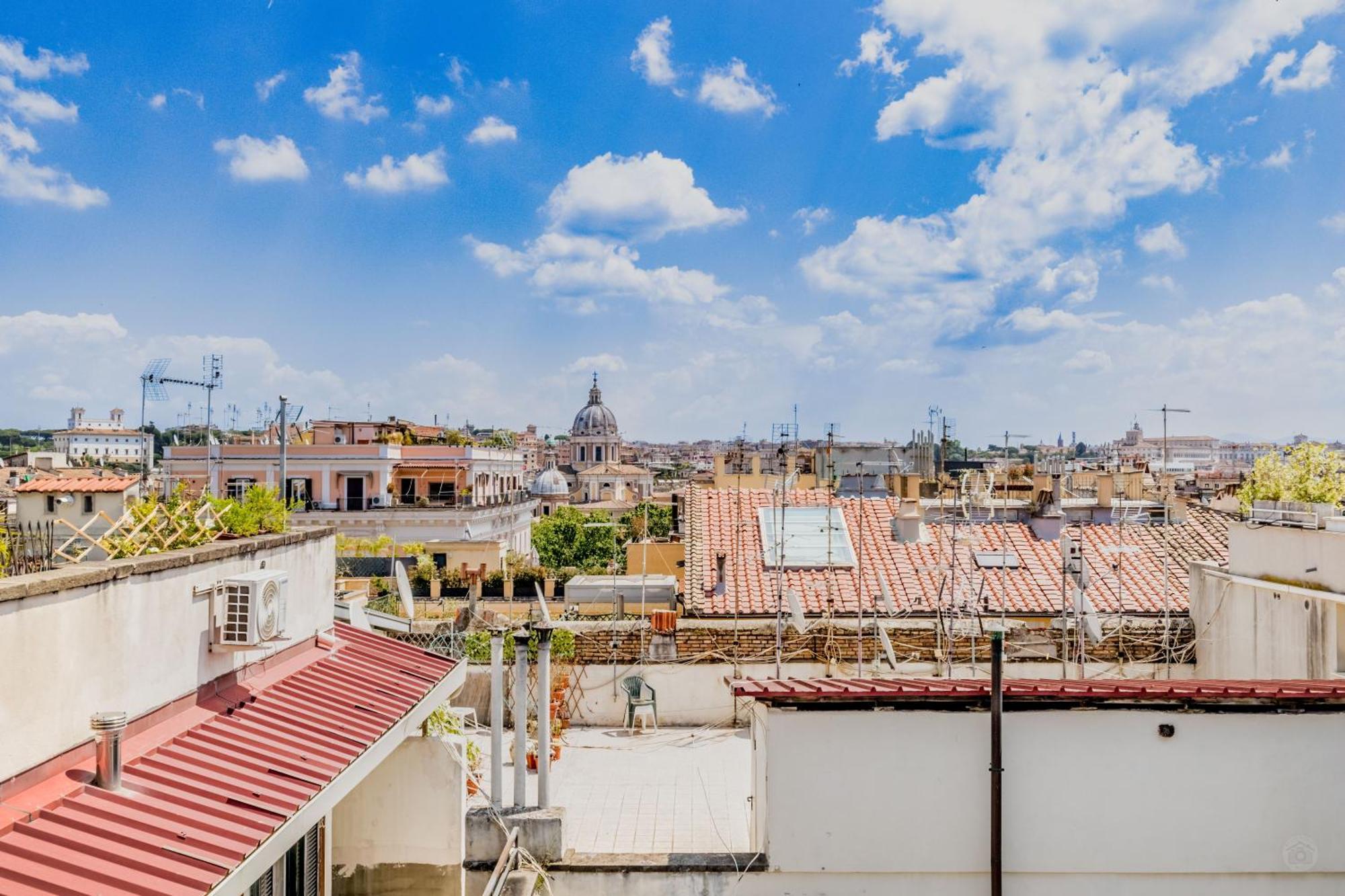 Attico Nel Cuore Di Roma Con Box Privato Per Auto 外观 照片