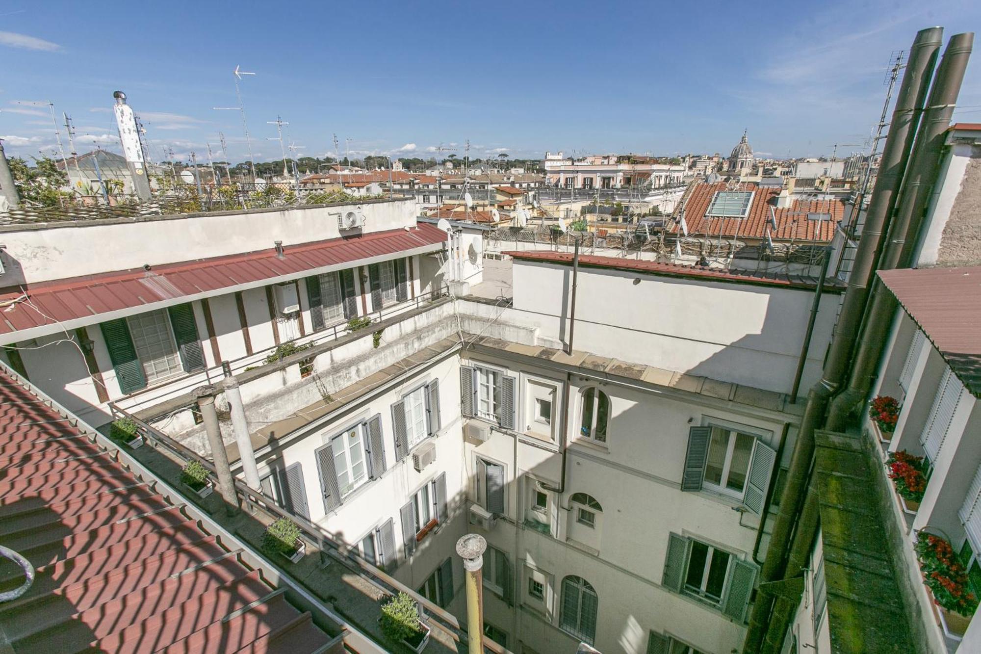 Attico Nel Cuore Di Roma Con Box Privato Per Auto 外观 照片